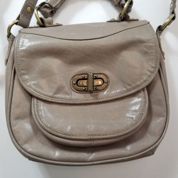 TOPSHOP Leather Turnlock Studded Crossbody Bag - Picture 2 of 16